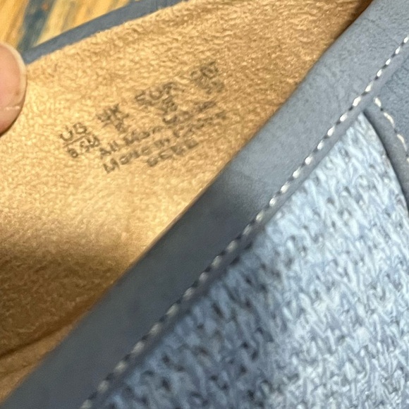 🩵 Blue Woven Loafers – SOUL Naturalizer – Size 8.5M - Picture 5 of 10